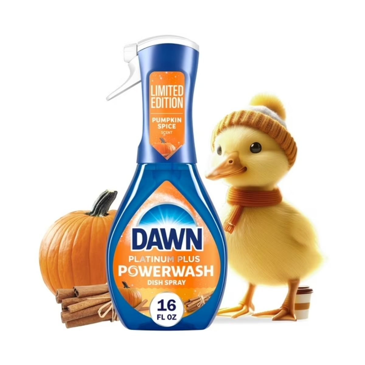 Dawn Powerwash Spray, Dish Soap, Dishwashing Liquid, Pumpkin Spice, 1 Starter Kit, 16 fl oz