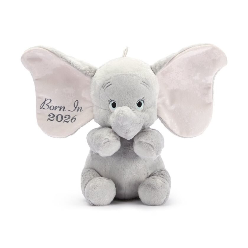 Disney Store Official My First Dumbo 2026 Plush - Stuffed Animals for Babies with Embroidered Features & Detailed Sculpting - Super Soft & Huggable Design - Cute Plushies for Baby- 11 Inches